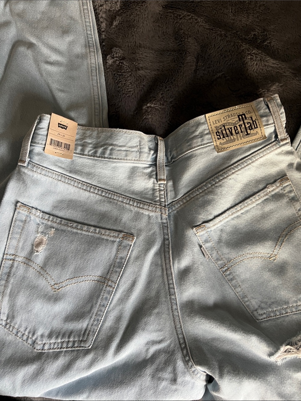 Levi's Light Blue SilverTab High-Rise Jeans